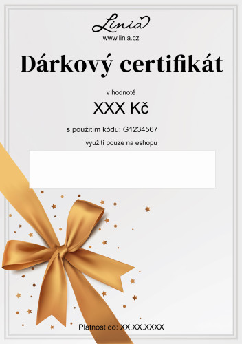 Dárkový certifikát - ONLINE