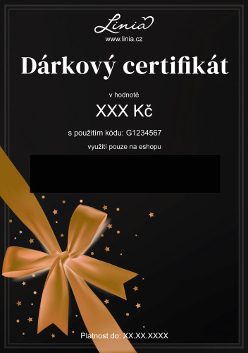 Dárkový certifikát - ONLINE